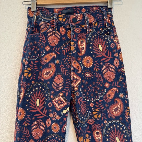 MOTHER The Hustler Flood High-Rise Crop Jeans NWT in Henna Happiness 23 - Picture 5 of 16
